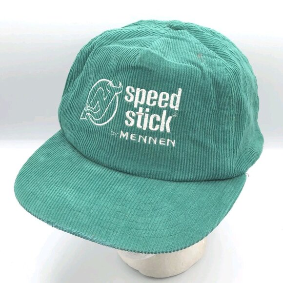 New Jersey Devils Speed Stick By Mennen Green Corduroy Snapback Hat